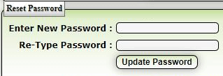 नया पासवर्ड अपडेट